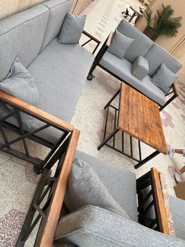 طقم طاولات خارجية 2