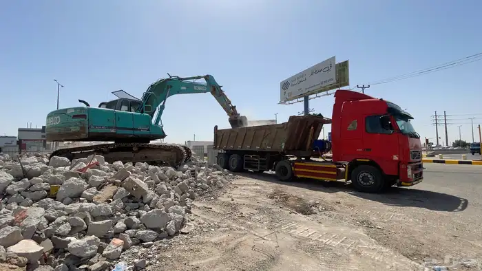 هدم بيوت   عماير   استراحات معدات ثقيلة 2