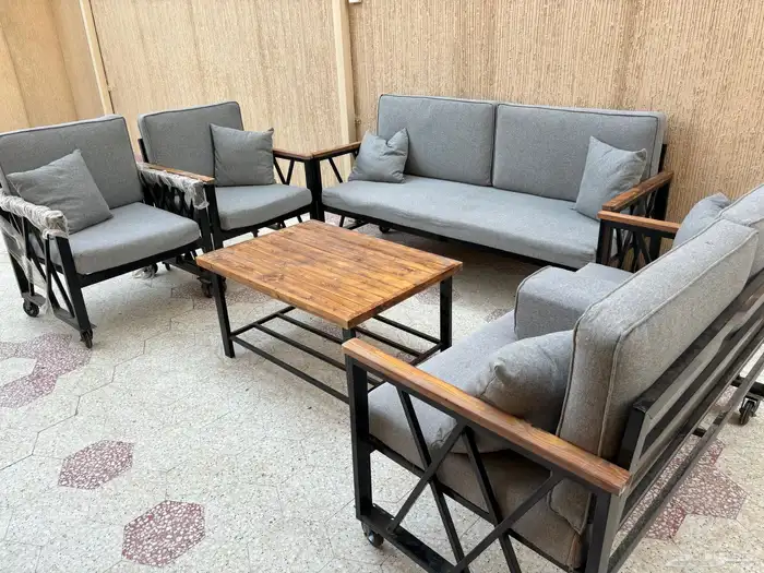 طقم طاولات خارجية 6