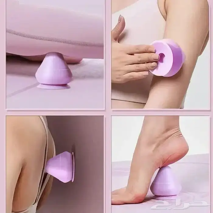 أداة تدليك مساج ومرخي عضلات سيليكون رأس مخروطي 0
