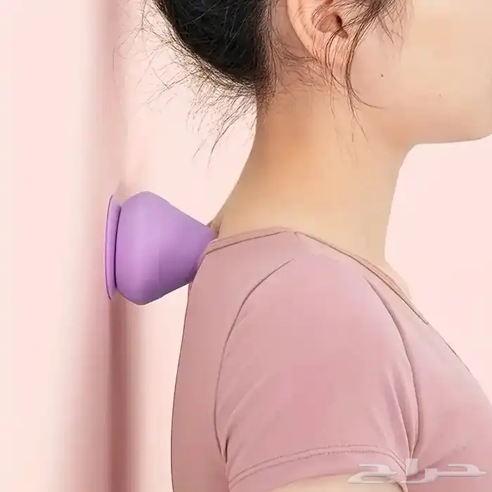 أداة تدليك مساج ومرخي عضلات سيليكون رأس مخروطي 4
