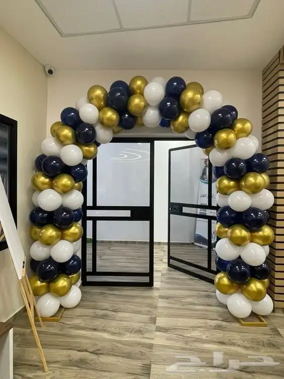 تنسيق بالونات واضاءه 12