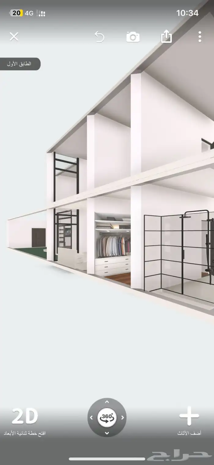 مصمم معماري .بيوت . فلل .وحدائق .ومحلات تجارية . 2Dو3D 16