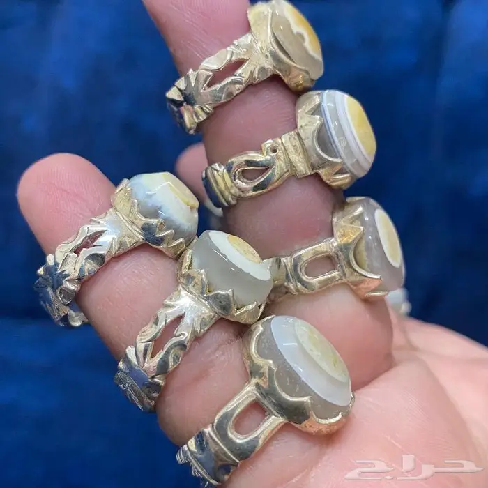 مجموعه خواتم سليماني طبقي يماني جملة وسعر منافس 11