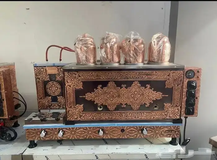سماور نحاسي كهرباء غاز 6