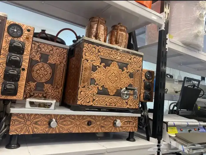سماور نحاسي كهرباء غاز 0