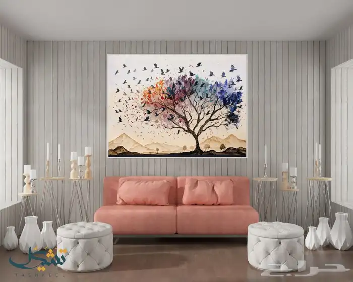 لوح جدارية كانفس حائط 44