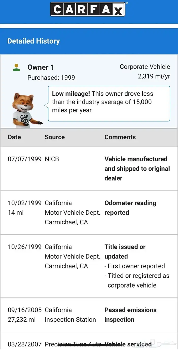 كار فاكس CarFax تقرير شامل عن السيارة 69ريال ( التفاصيل) 3