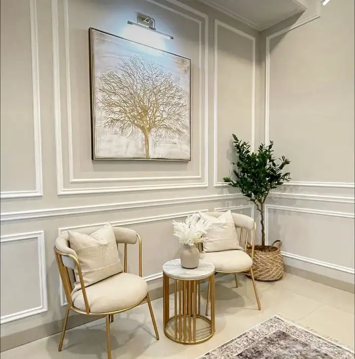 شقة حي العارض لوحات جدارية 1