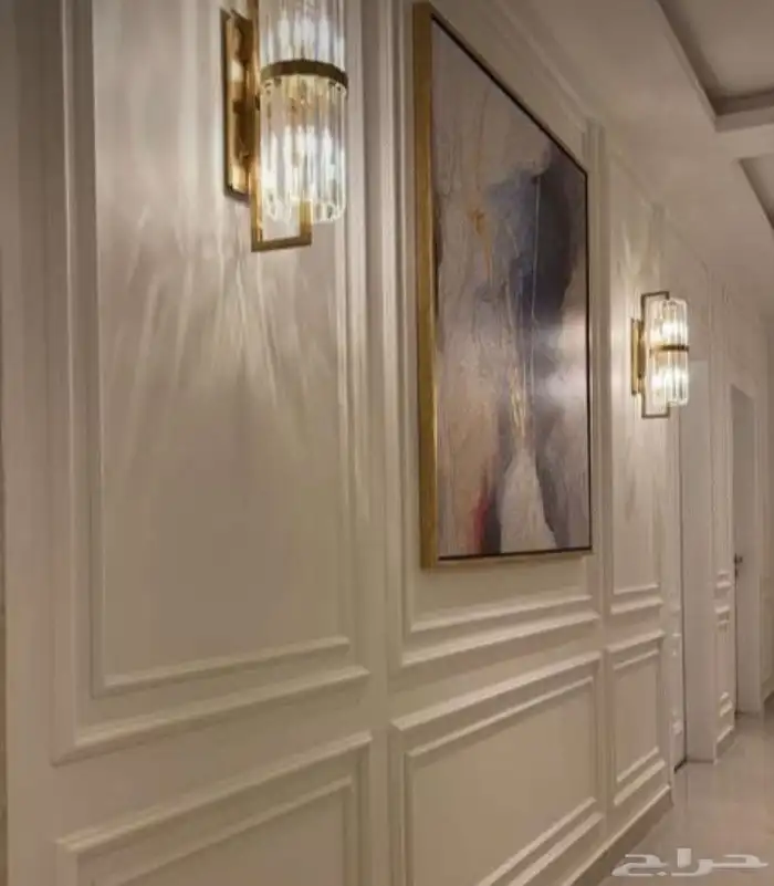 شقة حي العارض لوحات جدارية 2