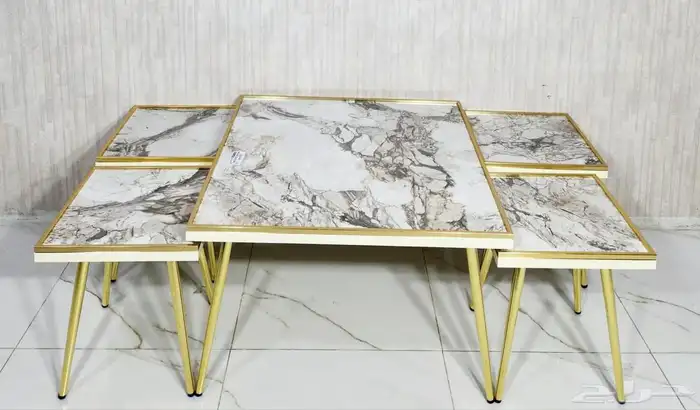 طاولات خدمة ستيل زجاج 3