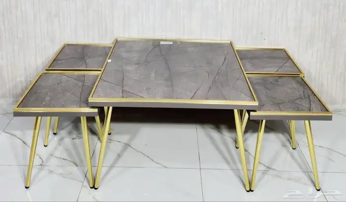 طاولات خدمة ستيل زجاج 2