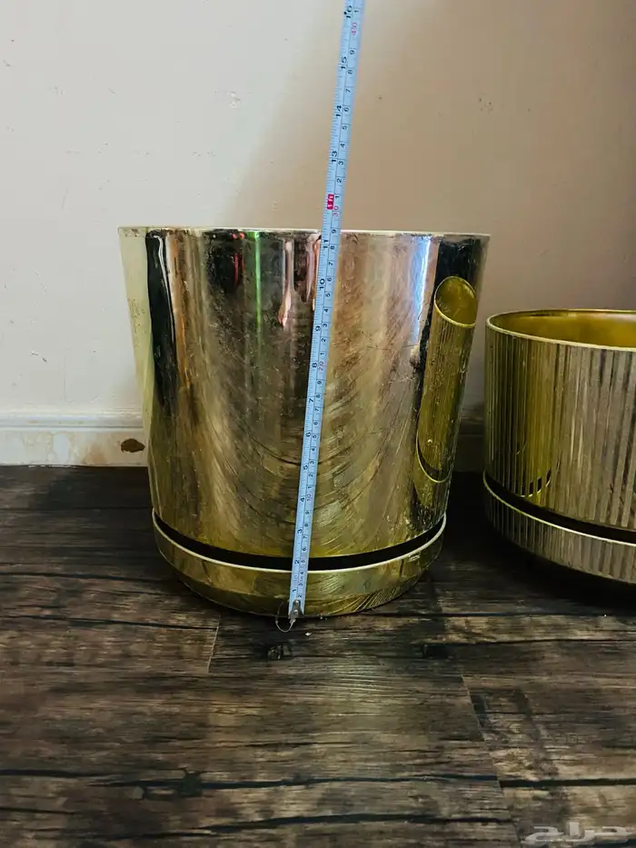 مركن ديكور ذهبي 5