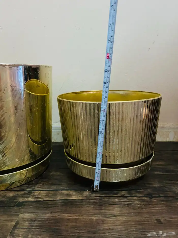 مركن ديكور ذهبي 4