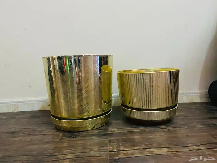 مركن ديكور ذهبي 6