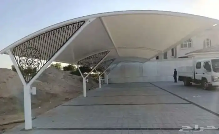 مظله سياره   مظلات جلسات   ساتر جدار حديد  سواتر شرايح 1