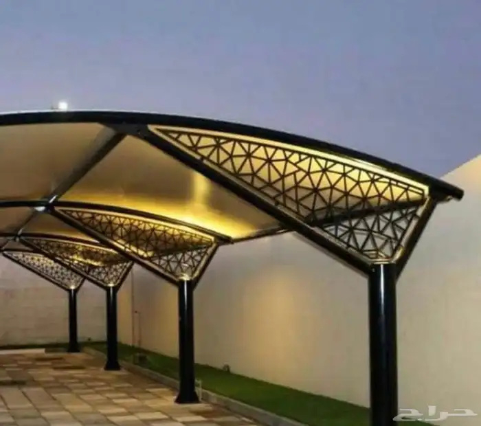 مظله سياره   مظلات جلسات   ساتر جدار حديد  سواتر شرايح 7
