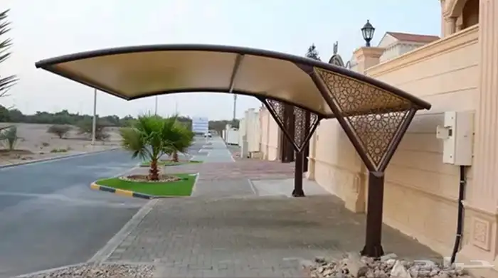 مظله سياره   مظلات جلسات   ساتر جدار حديد  سواتر شرايح 5