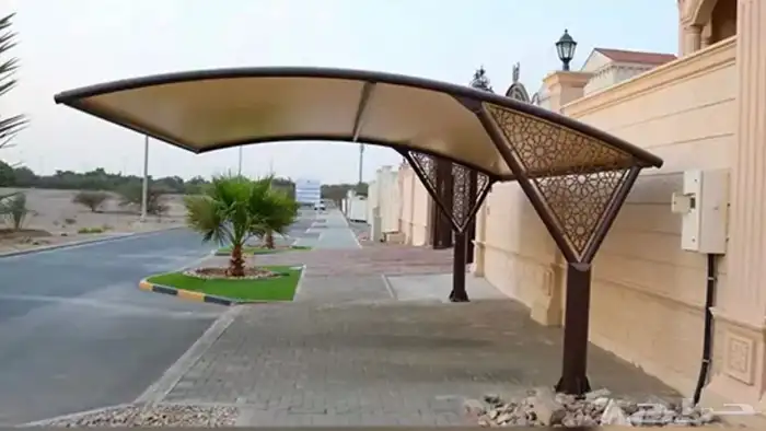 مظله سياره   مظلات جلسات   ساتر جدار حديد  سواتر شرايح 9