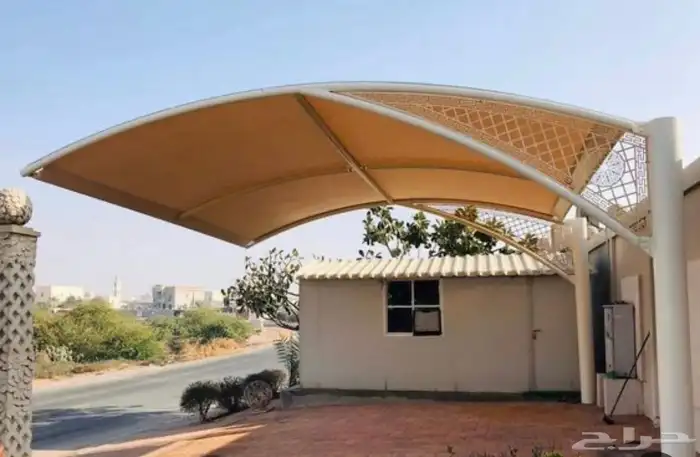 مظله سياره   مظلات جلسات   ساتر جدار حديد  سواتر شرايح 6