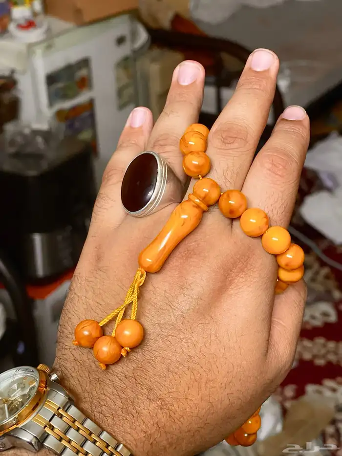 سبحة كهرمان قديم 3