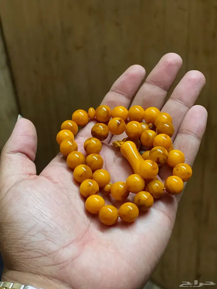 سبحة كهرمان قديم 0