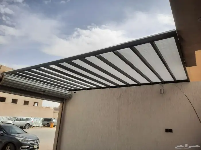 مظله سياره   مظلات جلسات   ساتر جدار حديد  سواتر شرايح 14