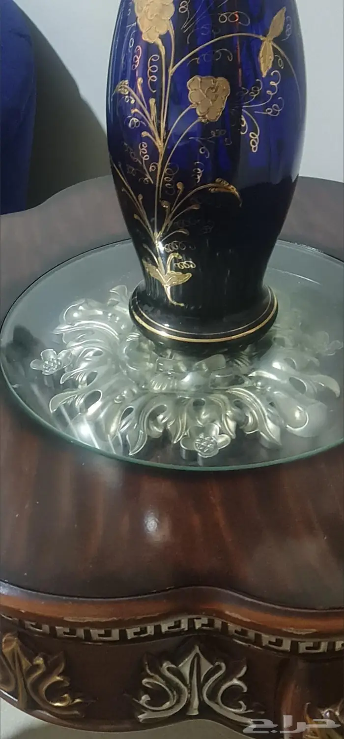 2 فازة كبيرة من الزجاج الفاخر 7