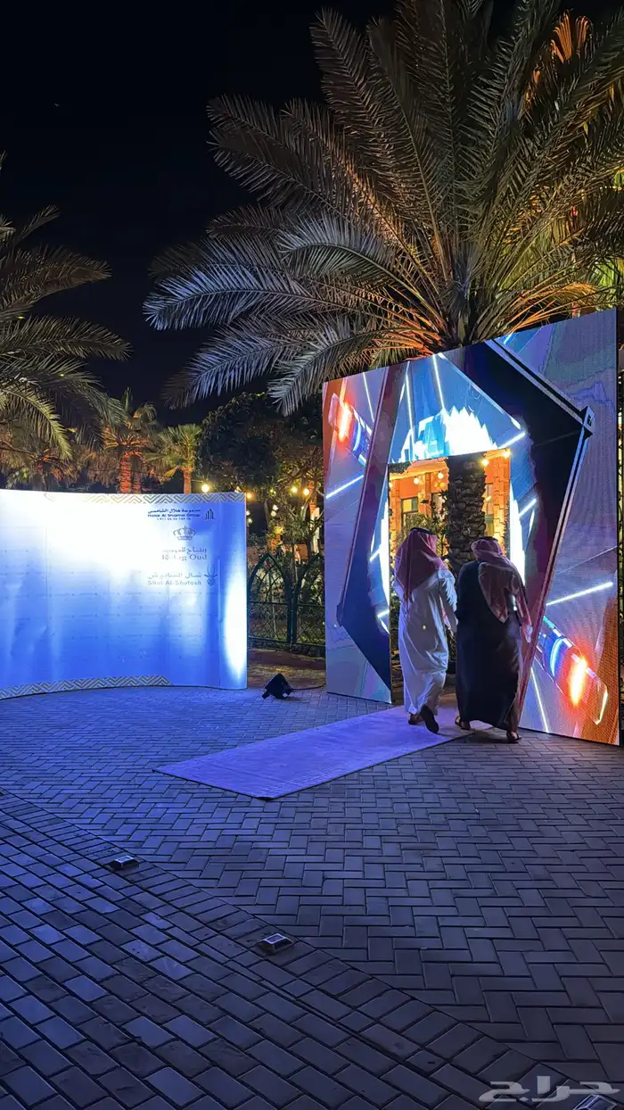 شاشات واضاءات للأحتفالات واضاءت للمحلات والشركات 7