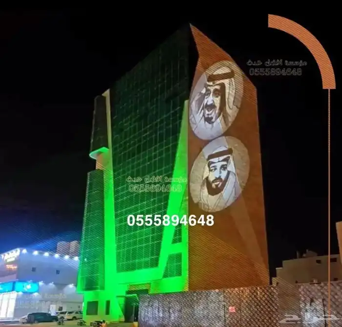 شاشات واضاءات للأحتفالات واضاءت للمحلات والشركات 14