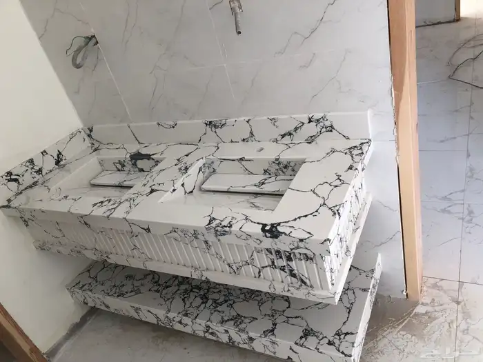 مغاسل و مطابخ رخام طبيعي صناعي 16