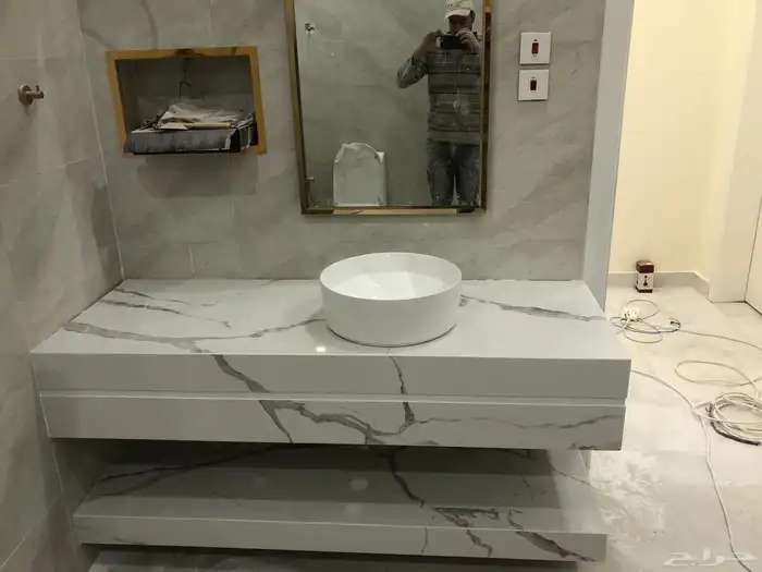 مغاسل و مطابخ رخام طبيعي صناعي 1