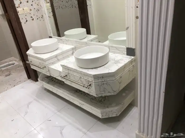 مغاسل و مطابخ رخام طبيعي صناعي 14