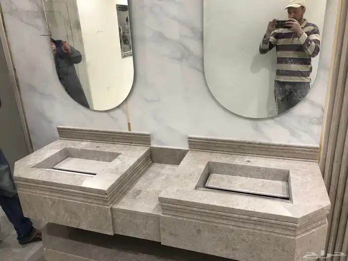 مغاسل و مطابخ رخام طبيعي صناعي 12