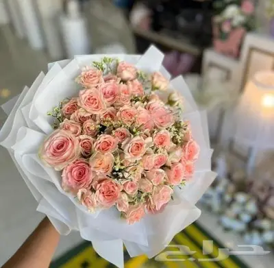 تنسيق وتجهيز باقات الورد الطبيعي والصناعي وشبكة العروس 9