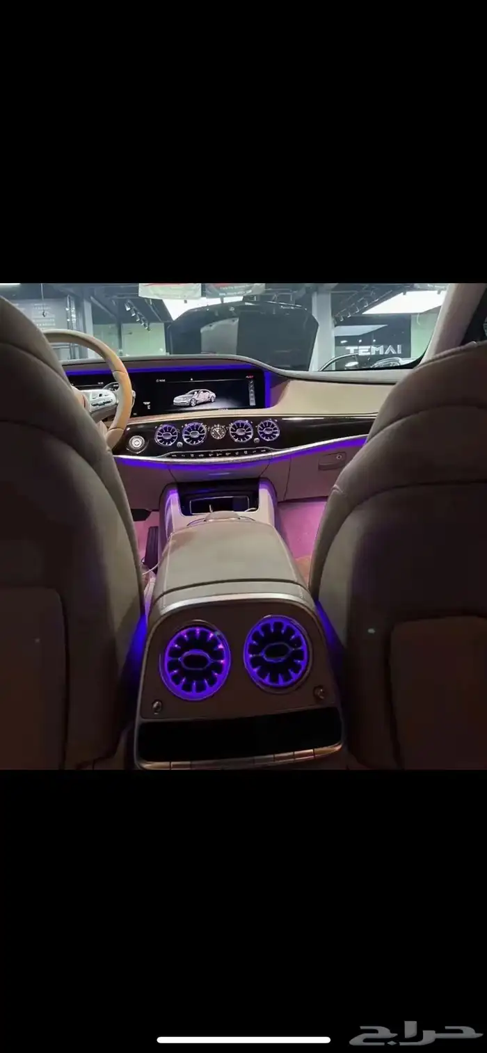 ليد مكيف و سماعات مرسيدس 7