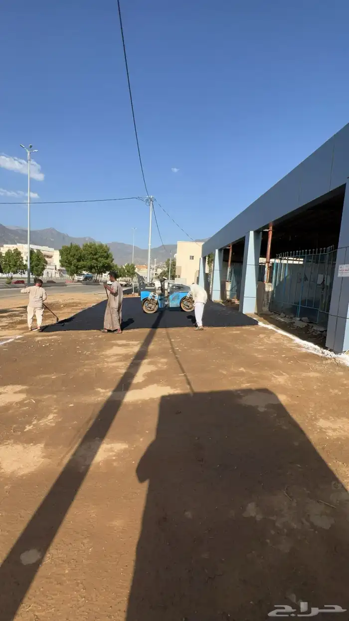 اسفلت وسفلته طرق احواش ارصفه واجهة محلات 0