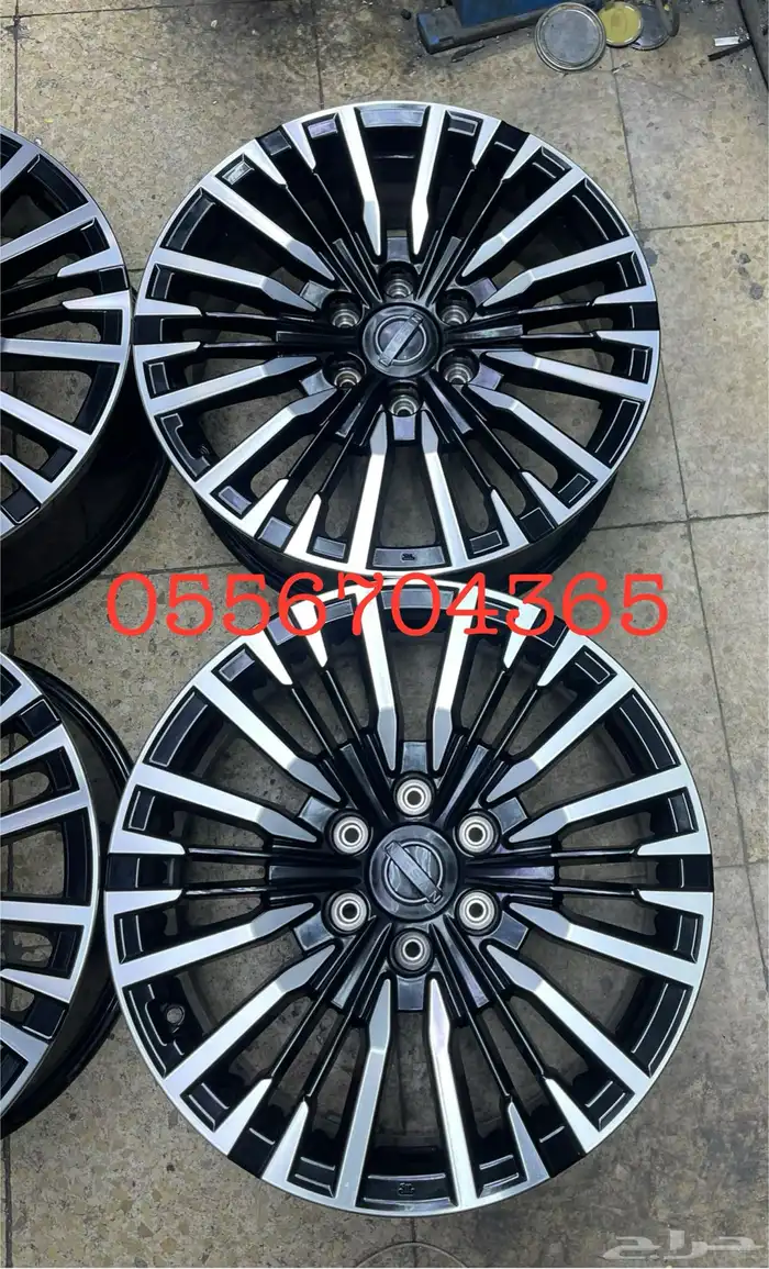 جنوط نيسان بلاتنيوم مقاس 20 اصلي وكالة موديل 2023 8