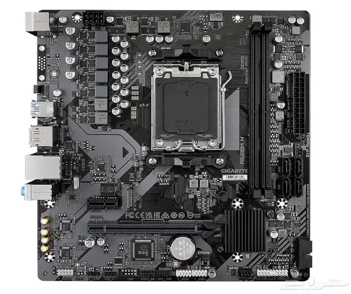 MOTHERBOARD GIGABYTE AM5 A620M H لوحة الأم من جيجا بايت 1