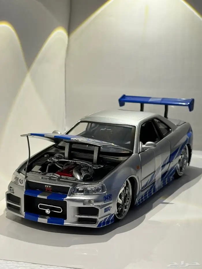 مجسم نيسان سكاي لاين GT-R R34 ( مباع ) 0