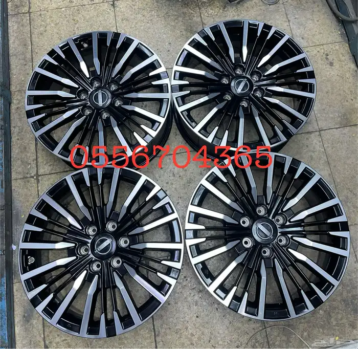 جنوط نيسان بلاتنيوم مقاس 20 اصلي وكالة موديل 2023 10