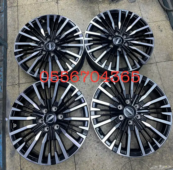 جنوط نيسان بلاتنيوم مقاس 20 اصلي وكالة موديل 2023 2