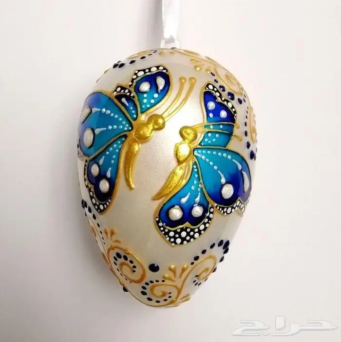 الرسم على بيض النعام 3