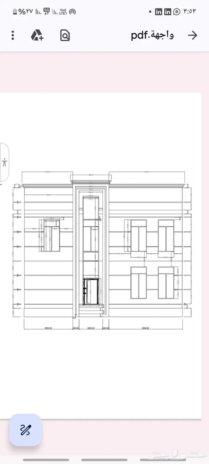 تصميم واجهات تصميم هندسي (2D 3D dwg jpg video) 2
