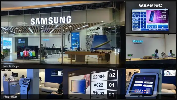 نظام انتظار العملاء وجهاز تنظيم صفوف الأنتظار queue system 8