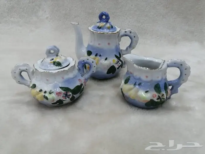 طقم إبريق و سكريه و لبانه تراث 11