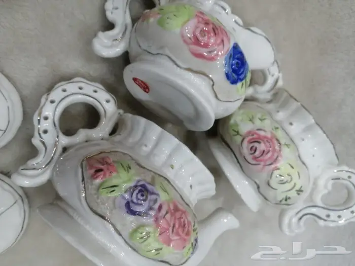 طقم إبريق و سكريه و لبانه تراث 13