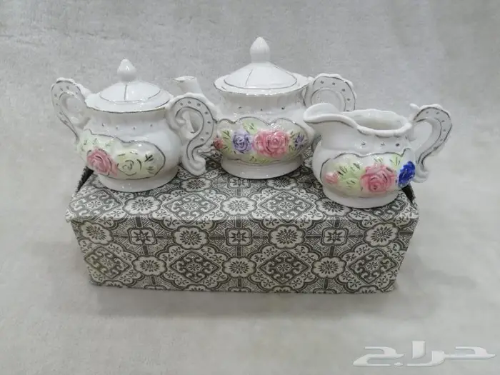 طقم إبريق و سكريه و لبانه تراث 5