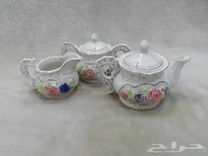 طقم إبريق و سكريه و لبانه تراث 8