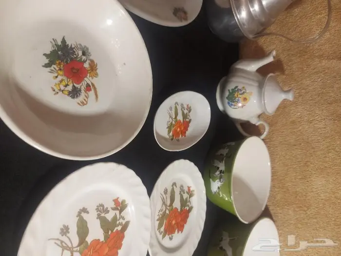 صحون و أغراض قديمه 3